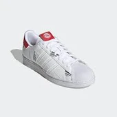 adidas Superstar 'White Vivid Red' GV7672 thumbnail 3