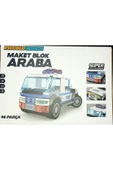 Piccolo mondi 98 Parça Maket Blok Araba thumbnail 2