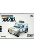 Piccolo mondi 98 Parça Maket Blok Araba thumbnail 1