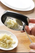 OLLEVRA Sarımsak Ezici Paslanmaz Çelik Garlic Press thumbnail 4