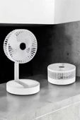 Soğutucu Vantilatör Telefon Standlı Mini Fan thumbnail 2