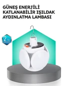 Pratik Katlanabilir Solar LED Aydınlatma Lambası thumbnail 1
