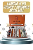 7 Kordonlu Akıllı Saat Plastik Kordon Hasır Kordon Çelik Kordon thumbnail 2