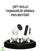Bluetooth 5.0 ve Wi-Fi 6 Akıllı 4K Projeksiyon thumbnail 1