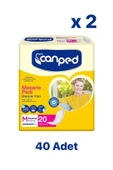 Canped MESANE PEDİ 20 Lİ ORTA (M) 2 ADET thumbnail 1