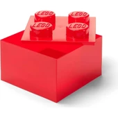 LEGO Storage 253240 2*2 Translucent Red Storage Brick thumbnail 2