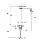 Artema Root Square Lavabo Bataryası thumbnail 2