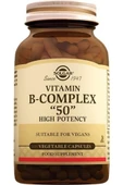 Solgar Vitamin B Complex 50 Mg 100 Kapsül thumbnail 1