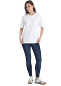 Relax Basic %100 Pamuklu Siyah Kadın Tişört thumbnail 3