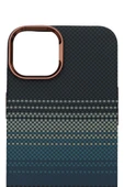 Pixel Weave Case iPhone 11 Derin Mavi Akım thumbnail 1