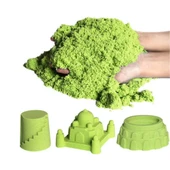 Fun Dough Kinetik Kum 1000 g Yeşil thumbnail 5