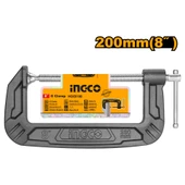 Ingco HGC0108 8"/200mm Endüstriyel G Tip İşkence thumbnail 1