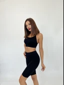 13152 FİTİLLİ ŞORT-SİYAH thumbnail 3