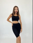 13152 FİTİLLİ ŞORT-SİYAH thumbnail 1