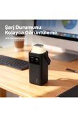 ReCharger Extreme LCD 20.000mAh PD 20W USB-C ve Lightning Dahili Kablolu LED Fenerli 2BB238 thumbnail 5