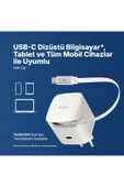 SmartCharger GAN 65W PD Seyahat Hızlı Şarj Aleti USB-C + Dahili PD 65W 70cm USB-C Şarj Kablosu thumbnail 5