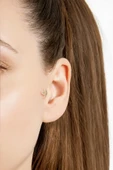 Ay Yıldız Model Tragus Piercing - Gold thumbnail 2
