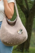 Abalon Shell Kuş Motifi Sedef Broş BR10-5 thumbnail 4