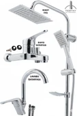 Lavabo Banyo Bataryası ve Robot Duş Seti Baston Model thumbnail 1