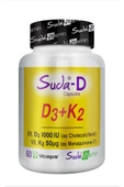 Suda Vitamin D3+K2 Vitamini 60  Kapsül thumbnail 1