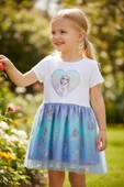 Simli Elsa Elbise thumbnail 4