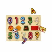 130444 Ahşap Raptiyeli Puzzle Saat thumbnail 2