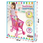 07 608 Pratik Market Arabası PEMBE thumbnail 2