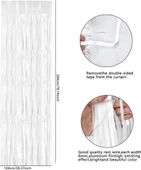 Soft Beyaz Renk Duvar ve Kapı Perdesi İthal 100x200 cm thumbnail 1