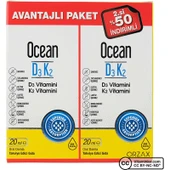 Ocean Vitamin D3 K2 Damla 2 x 20 ml thumbnail 2