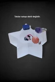 Beyaz Selenit Yıldız Mumluk 58Y thumbnail 4