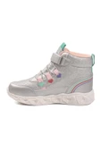 Gümüş Işıklı Cırtlı Kız Çocuk Sneaker Bot thumbnail 4