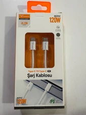 lucatech 120w hızlı şarj kablosu type-c thumbnail 1