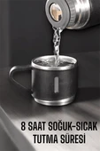 500 ml Kapasiteli Taşınabilir Basınçlı Termos Seti Günlük Kullanım için İdeal thumbnail 5