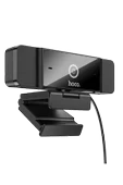 Hoco. D100 1080P 2MP Mikrofonlu USB Web Kamera - Siyah thumbnail 1