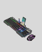 Mekanik Oyuncu Seti – LED Işıklandırma ve Ergonomik Mouse thumbnail 4