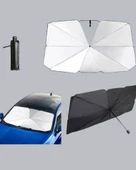 Katlanabilir Oto Güneşlik - 125x65 cm thumbnail 4