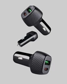 Araç Tipi Hızlı Şarj Adaptörü Type-C PD USB Çift Port Kompakt thumbnail 5