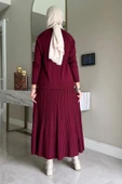 Yonca Triko Takım Bordo thumbnail 5