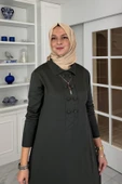 Laçin Triko Elbise Haki thumbnail 2