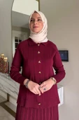 Yonca Triko Takım Bordo thumbnail 2