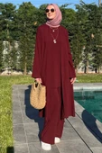Yaren Üçlü Takım Bordo thumbnail 6