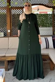 Süreyya Gömlek Elbise Zümrüt thumbnail 6