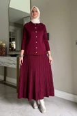 Yonca Triko Takım Bordo thumbnail 1