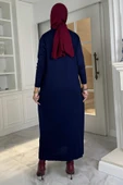 Laçin Triko Elbise Lacivert thumbnail 5