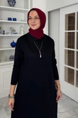 Laçin Triko Elbise Siyah thumbnail 2
