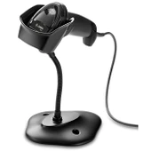 Zebra DS2208 2D Barkod Okuyucu + Stand / USB Siyah thumbnail 2