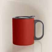 Paslanmaz Çelik Mug, Paslanmaz Çelik Termos Bardak-300 ml thumbnail 1