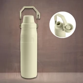 720 ml Paslanmaz Çelik Çift Katmanlı Termos Krem thumbnail 1