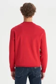 Erkek Patch Logo Sweatshirt Red Red S thumbnail 2