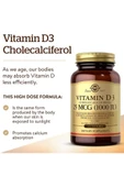 Solgar Vitamin D3 1000ıu 100 Kapsül thumbnail 3